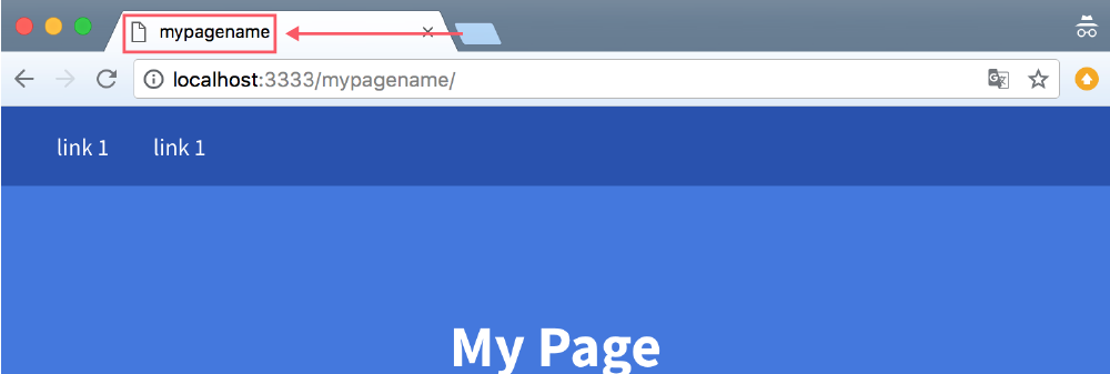 Page name browser